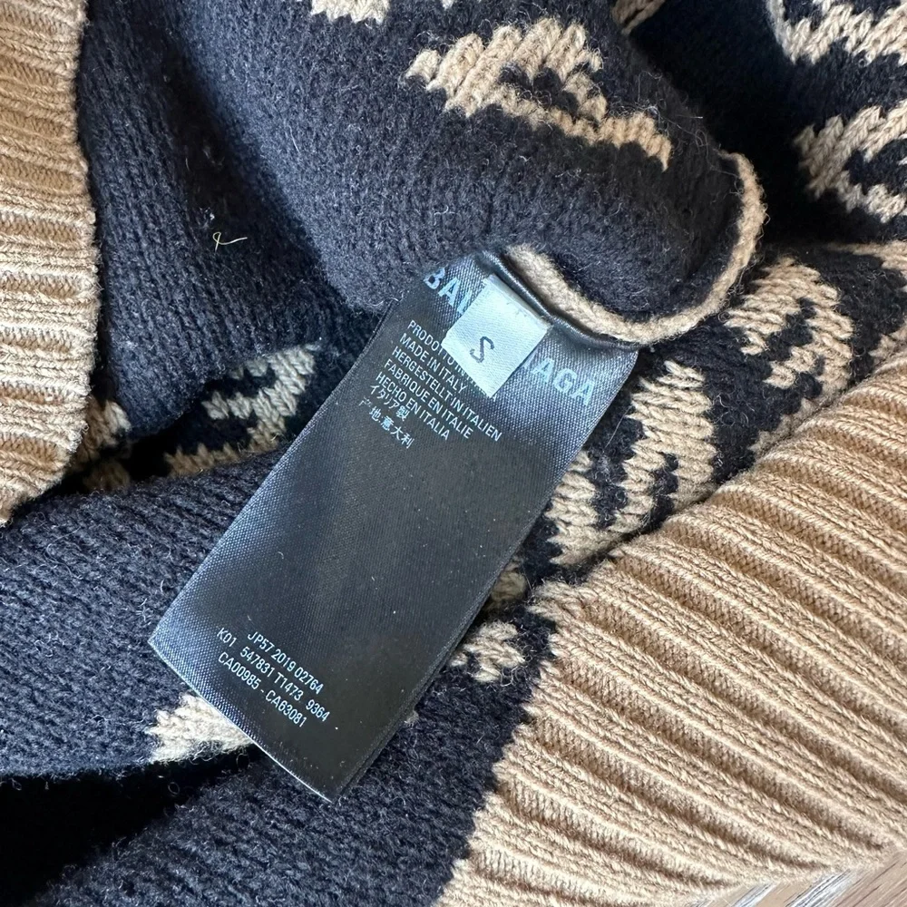 BALENCIAGA all over logo sweater - Picture 4 of 4